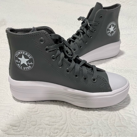 Converse Shoes - Converse Chuck Taylor All Star Move Cozy Utility Sneakers Iron Grey Platform